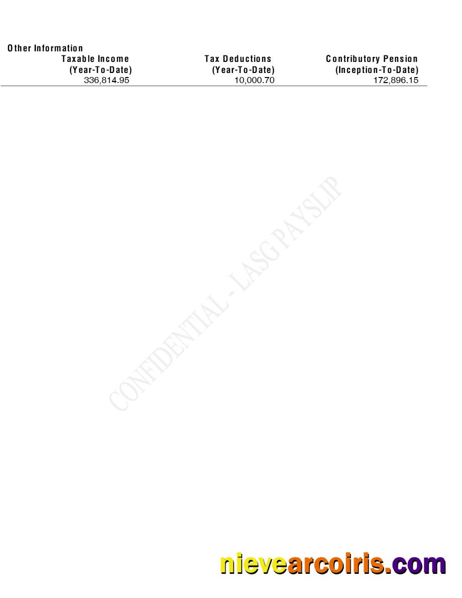 Lagos State Government employee payslip 2
